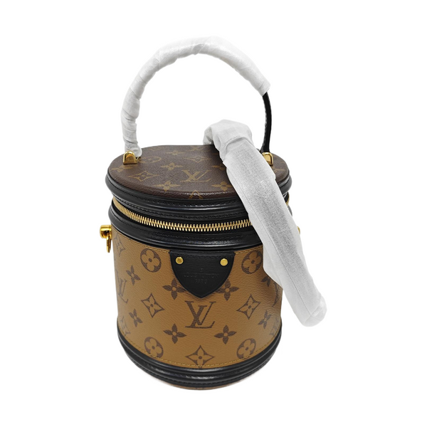 CANNES PM Monogram Coated Canvas Brown