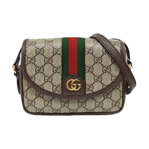 Monogram Coated Canvas Shoulder Bag Beige
