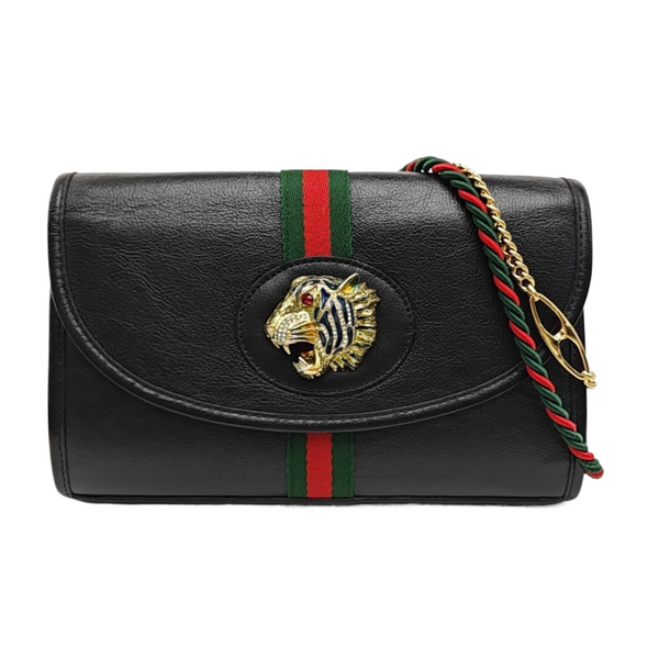 Rajah Small Calfskin Black