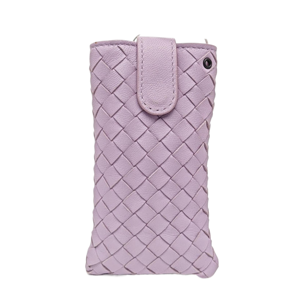 Calfskin Clutch Purple