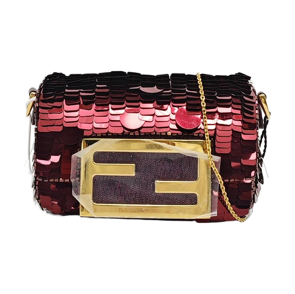 Baguette Super Mini Lentejuelas Rojo