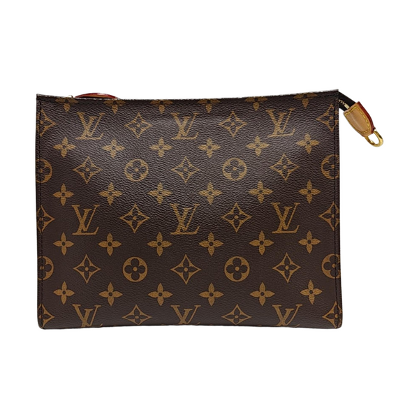 TOILET POCKET Monogram Coated Canvas Brown