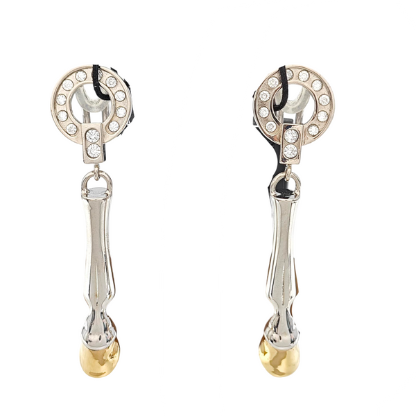 Metal Silver Clip On Earrings