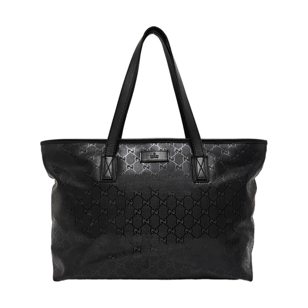 GG Imprime Large Monogram Coated Canvas Black