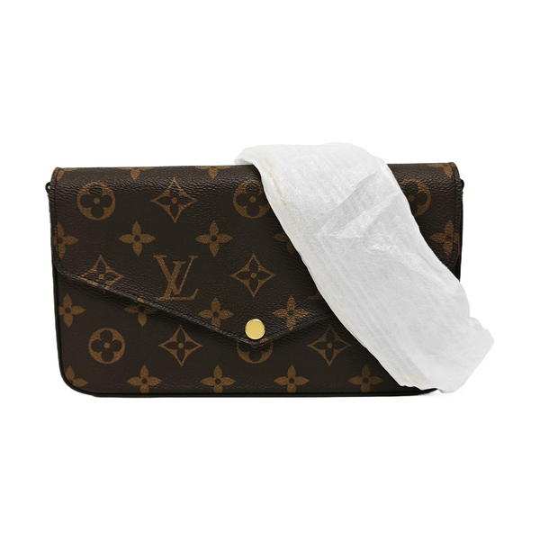 FÉLICIE Monogram Coated Canvas Brown