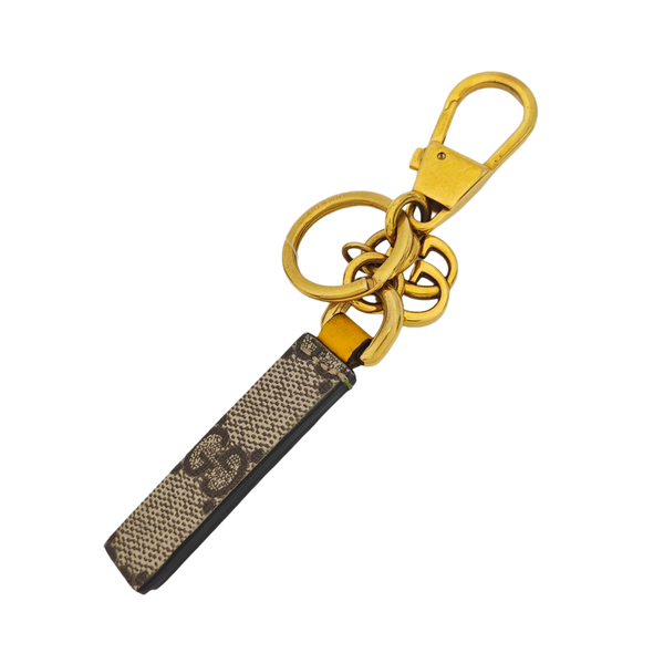 Metal Bag Charm Gold