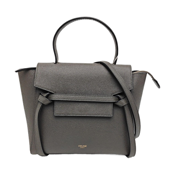 BELT Nano Calfskin Gray