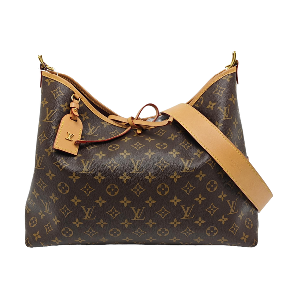 CARRYALL MM Monogram Coated Canvas Brown