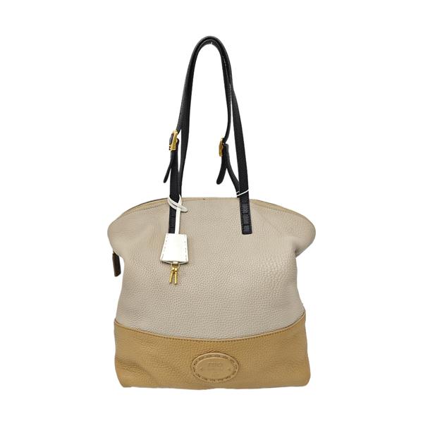 Calfskin Top Handle Bag Multicolor