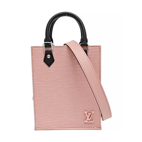 SAC PLAT Mini Epi Pink