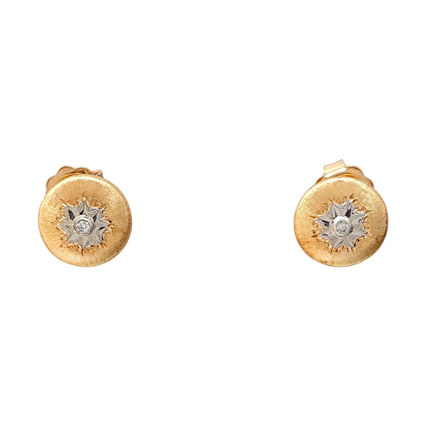 18k Rose Gold Stud Earrings