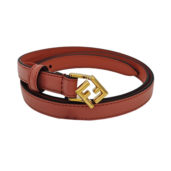 Leather Belt Red