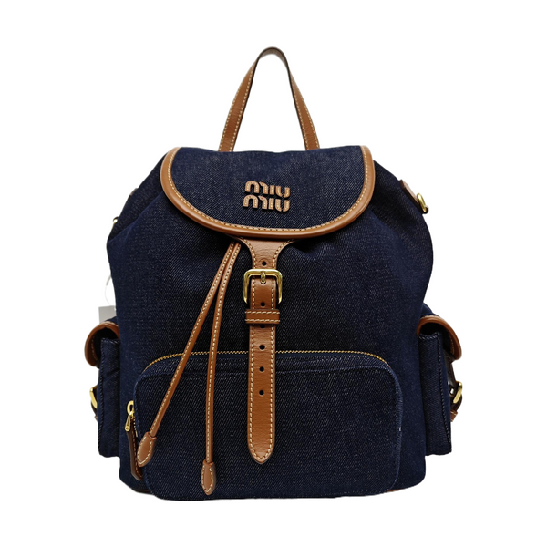 Denim Backpack Blue