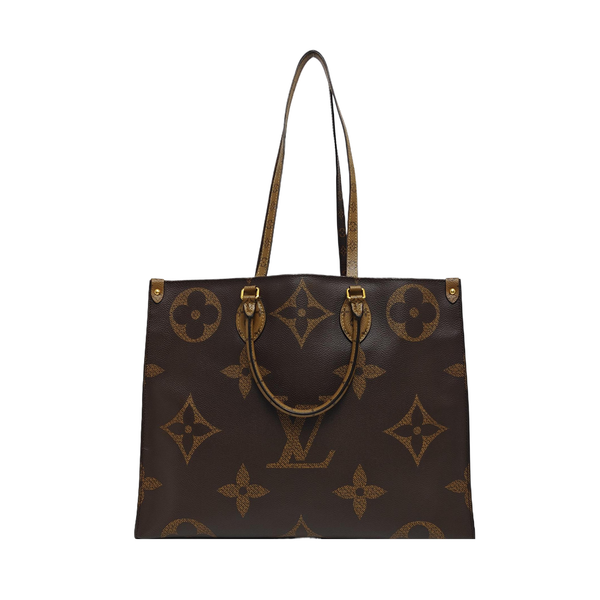 Onthego GM Lona Revestida Monogram Marrón