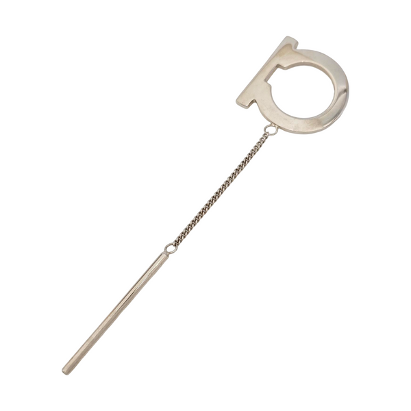 Metal Bag Charm Silver