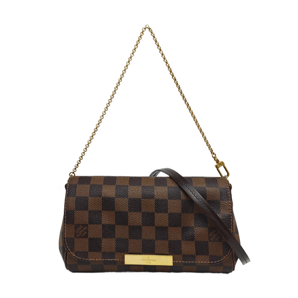 FAVORITE PM Coated Canvas Brown