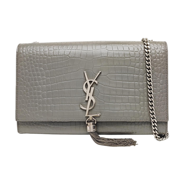 KATE Medium Calfskin Gray