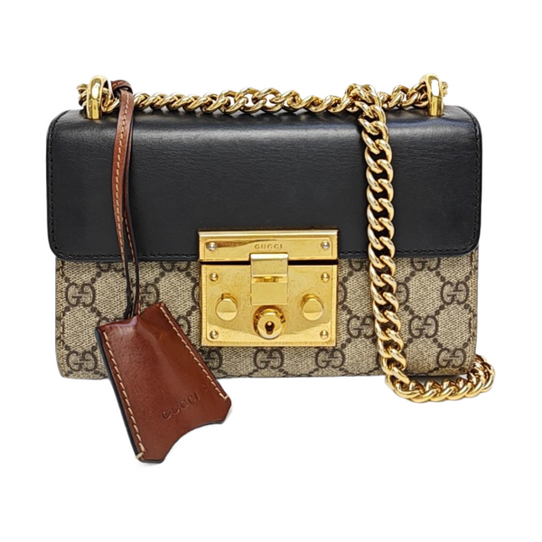 Authenticated pre-owned Padlock Small Monogram Coated Canvas Multicolor - Shoulder Bag at Looply