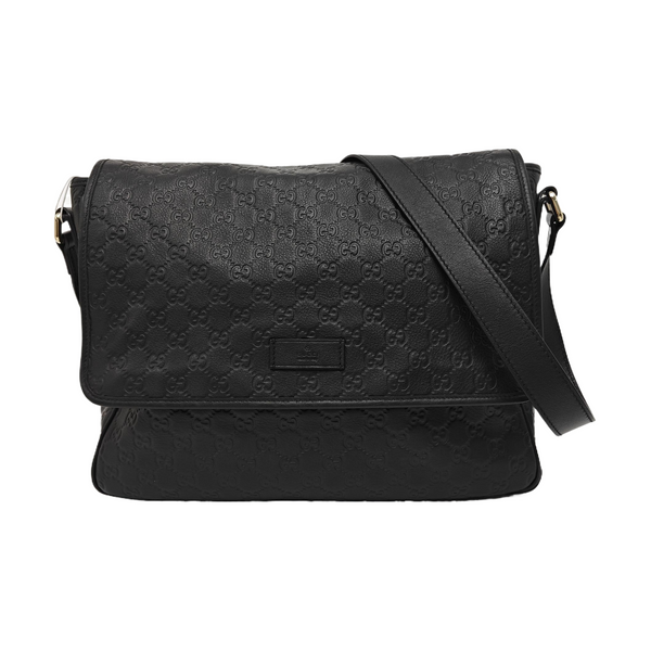 Ligne Shima Monogram Calfskin Black