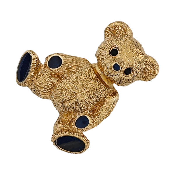 Metal Gold Brooch