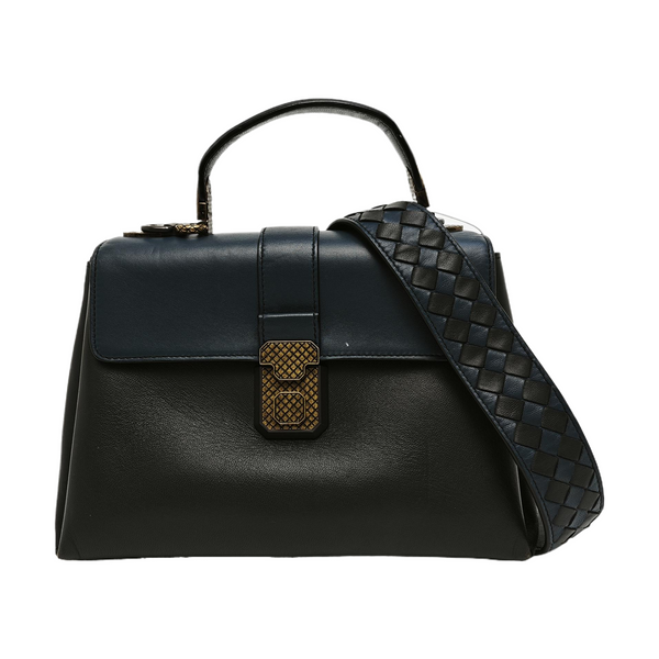 Piazza Calfskin Black