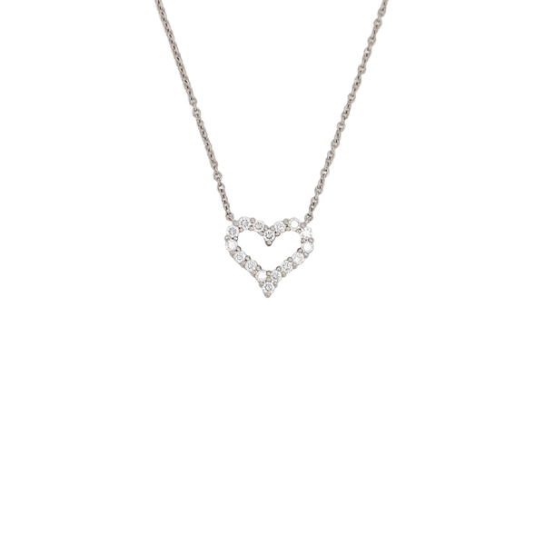 Tiffany Hearts Platinum 950 Silver Necklace