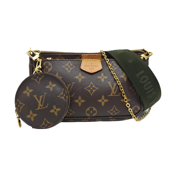 MULTI Monogram Coated Canvas Brown