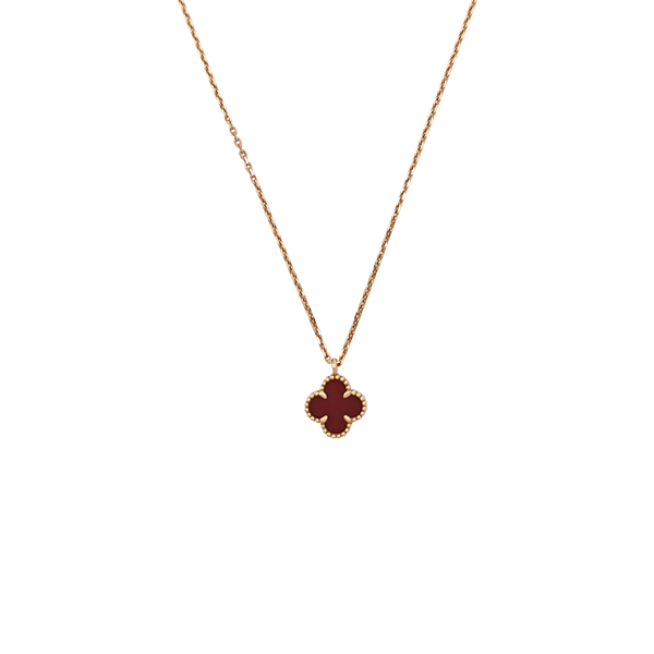 Sweet Alhambra 18k Rose Gold Necklace