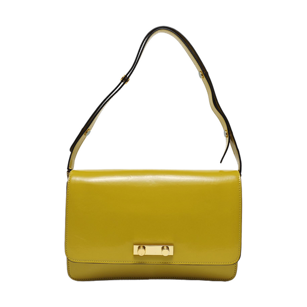 Calfskin Shoulder Bag Yellow
