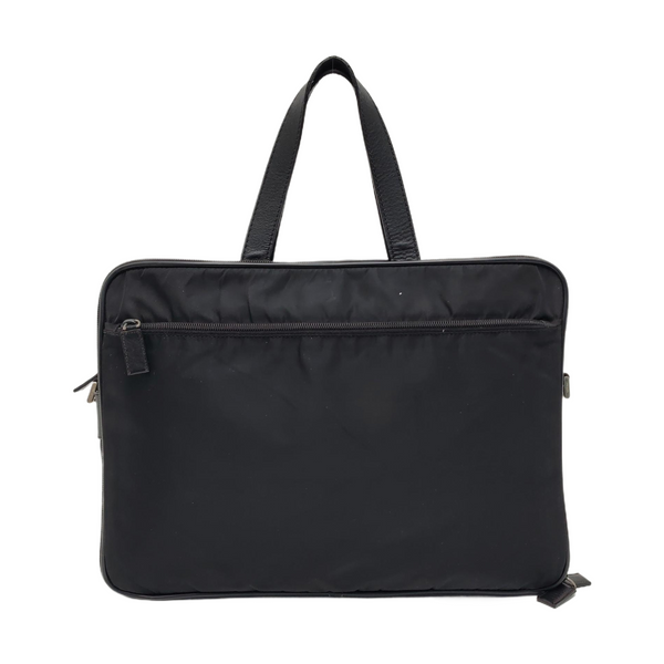 Nylon Top Handle Bag Black