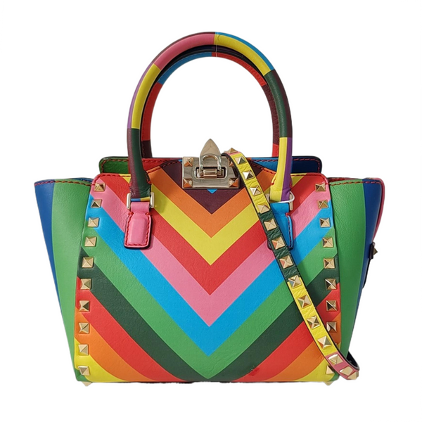 Rockstud Mini Calfskin Multicolor
