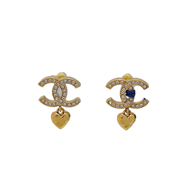 Metal Gold Stud Earrings