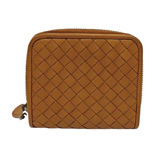 Lambskin Card Holder Brown