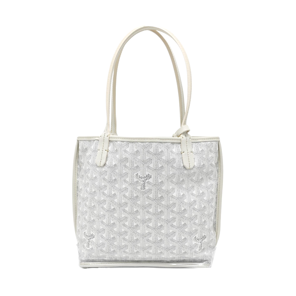 Anjou Mini Coated Canvas White