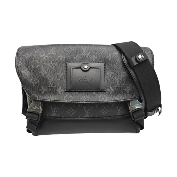 VOYAGER PM Monogram Coated Canvas Black