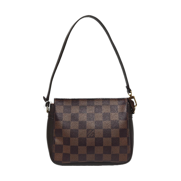 TROUSSE MAKE UP Damier Ebene Coated Canvas Brown