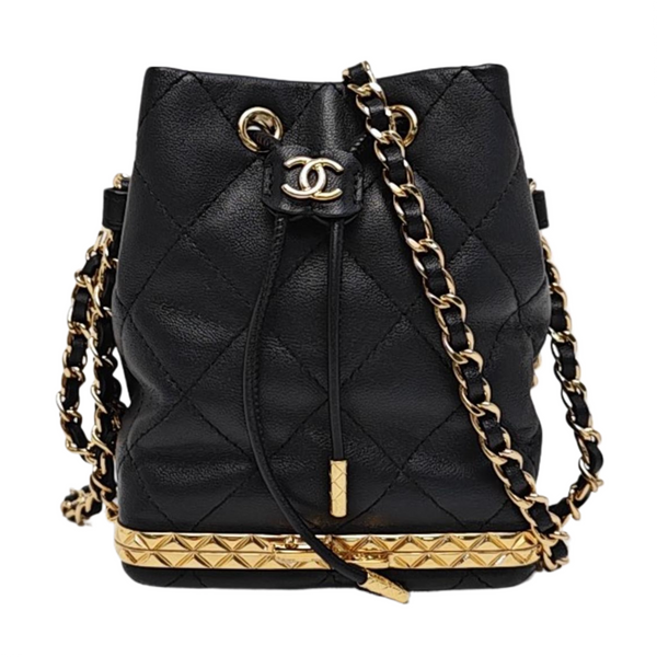 Quilted Lambskin Black