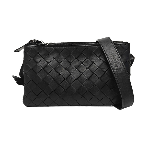 Calfskin Shoulder Bag Black