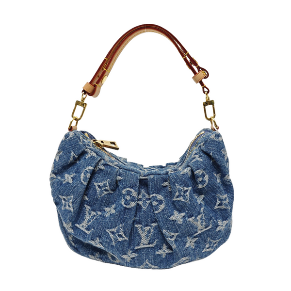 Pochette Valley Monogram Denim Blue