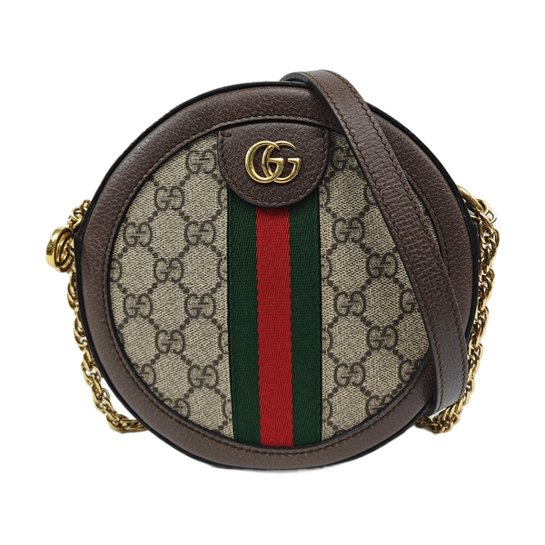 Ophidia Mini Monogram Coated Canvas Beige
