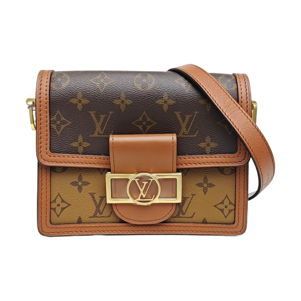 DAUPHINE Mini Coated Canvas Brown