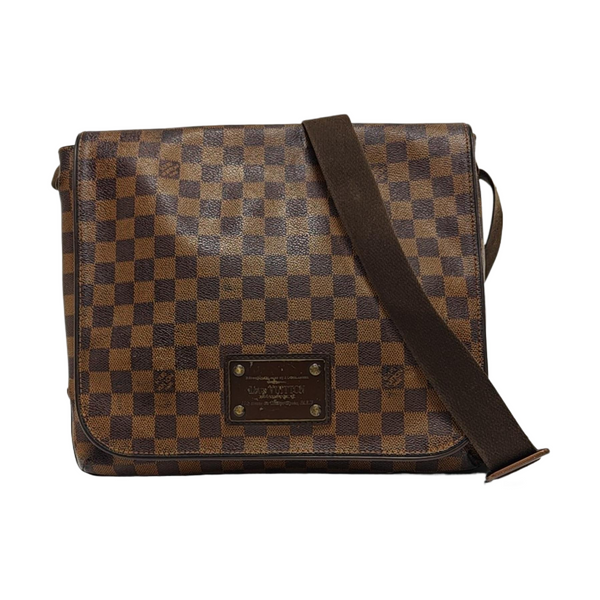 BROOKLYN Damier Ebene Coated Canvas Brown