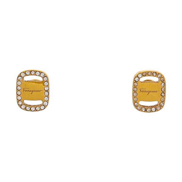 Metal Gold Stud Earrings