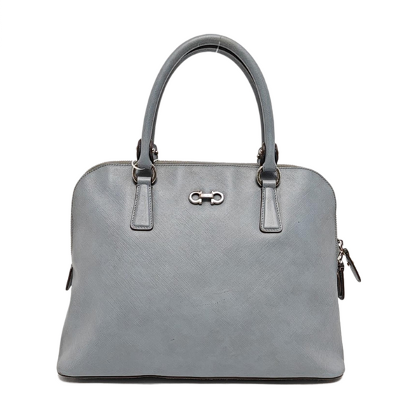 Calfskin Top Handle Bag Blue