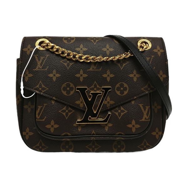 PASSY Monogram Coated Canvas Brown