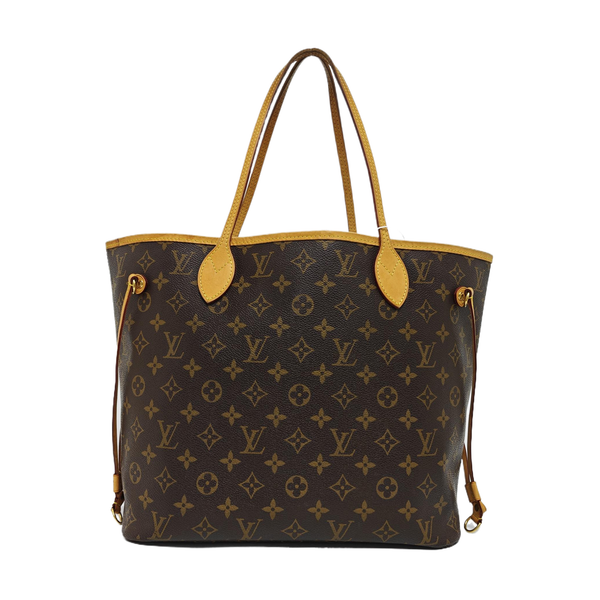 NEVERFULL MM Monogram Coated Canvas Brown