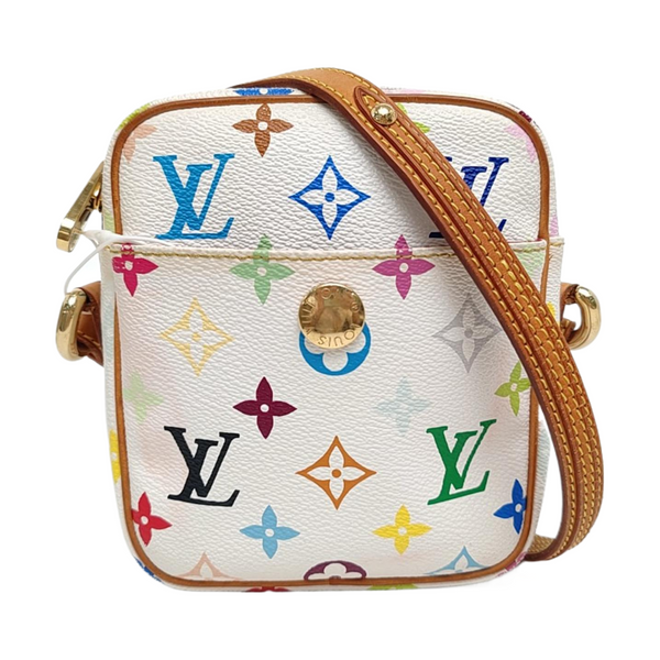 RIFT Monogram Coated Canvas White