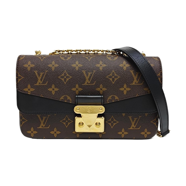 MARCEAU Monogram Coated Canvas Brown
