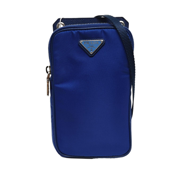 Nylon Shoulder Bag Blue