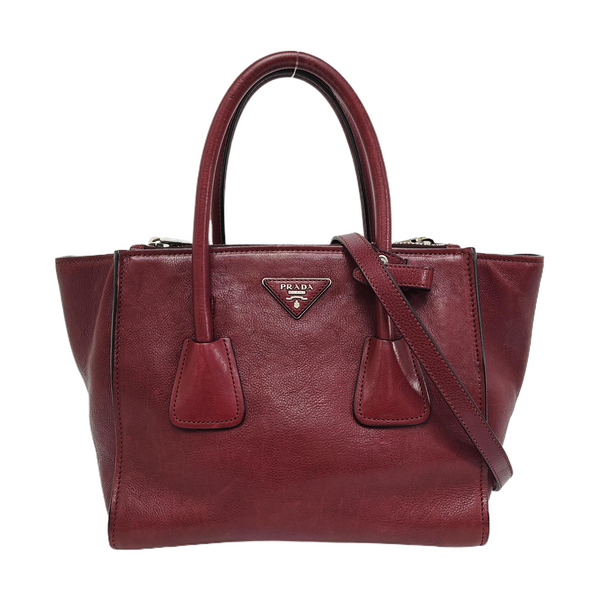 Calfskin Tote Bag Red
